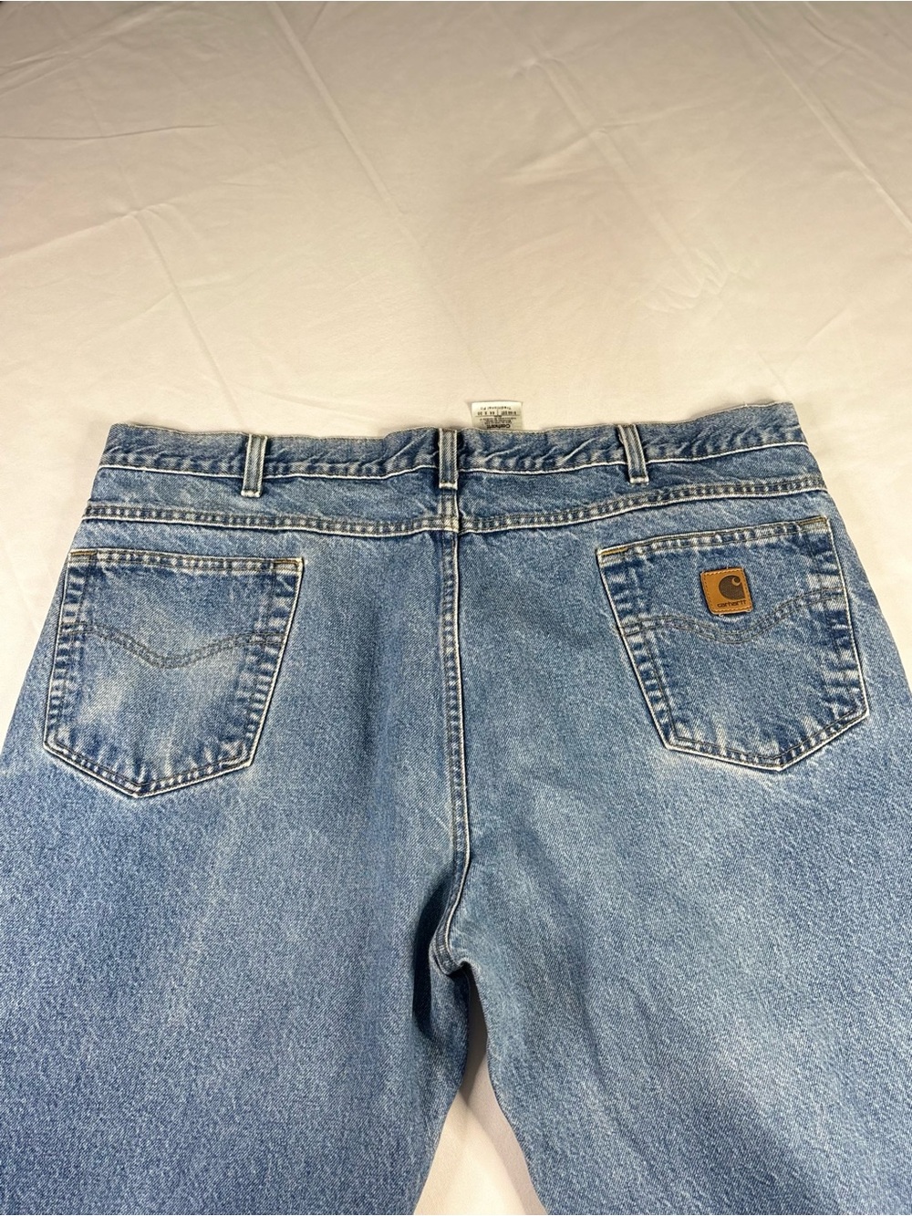 Y2K 2000s skater style Carhartt Stained Baggy Jeans | $34.99